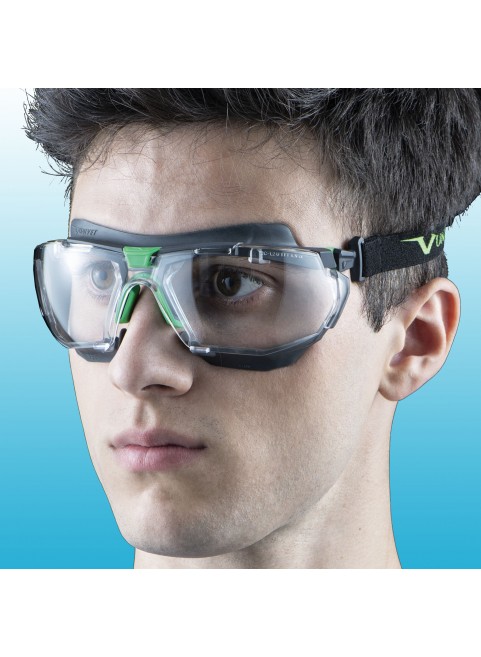 Schutzbrille 5X1 Hybrid Med Clear Plus